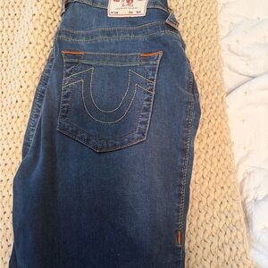 True Religion Curvy Jennie Blue Jeans Size 31